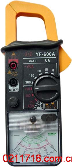 YF-600A台湾泰玛斯TENMARS 指针式温度钳形表YF600A 